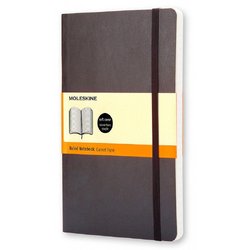 Блокнот Moleskine Classic Soft Large A5 96 листов черный в линейку на сшивке (130x210мм)